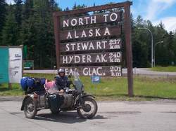 Au dpart de la Cassiar Highway